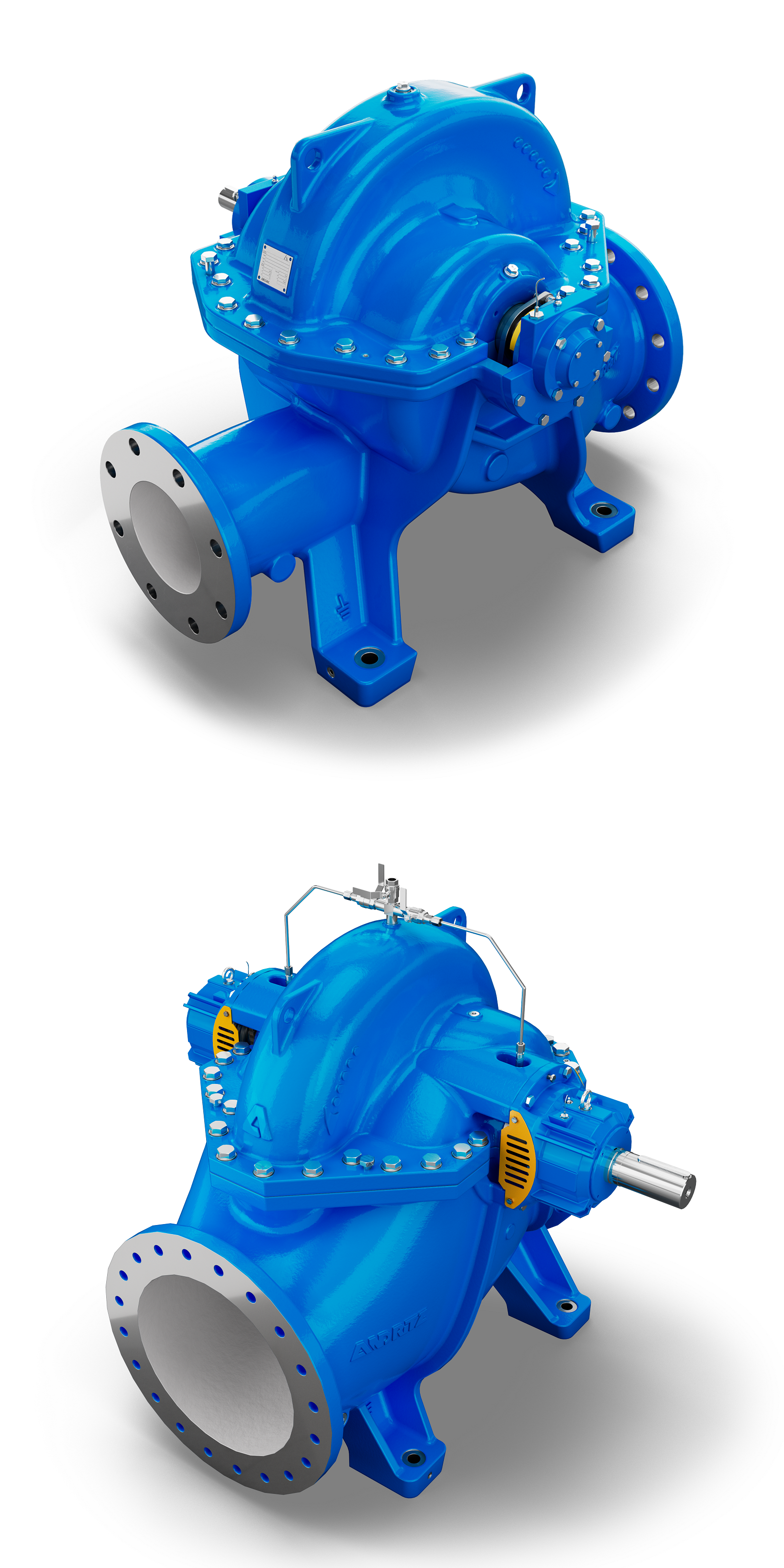 Split case pumps from the ASPC and ASPP series 